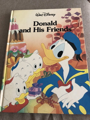 Donald and His Friends children's hardcover book used, very good condition