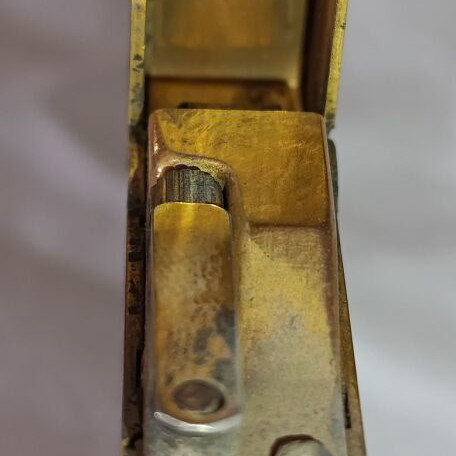 Flaminaire Quercia Butane Pocket Lighter vintage with original leather case used