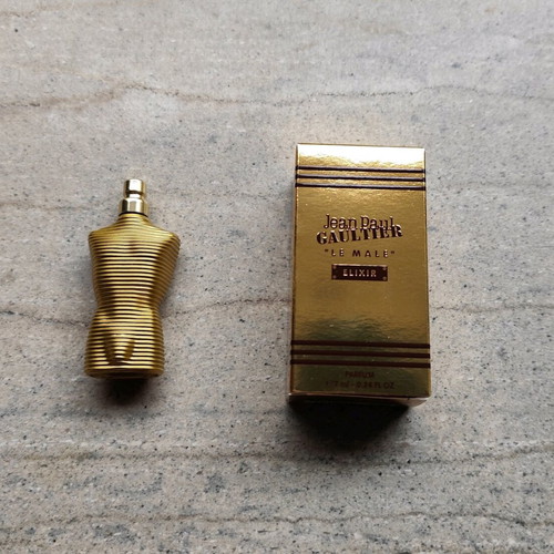 Le Male Elixir Jean Paul Gaultier miniature perfume new 7.5 ml