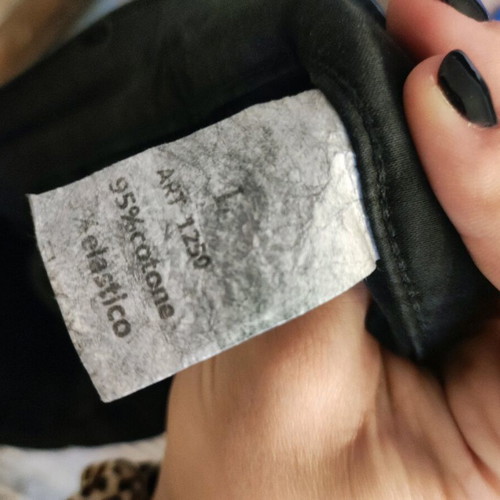 Women's pants used, black, size L