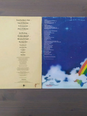 Rainbow 2 vinyl records used, set