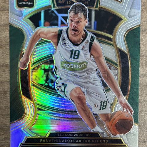 2025-26 Panini Select Euroleague Basketball Saras Jasikevicius Silver Card like new