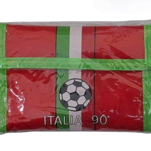 Vintage Mundial Italia 1990 Football World Cup Wallet new, sealed