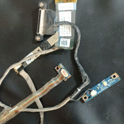 Dell Latitude E6510 LCD LED Screen Video Cable Harness with Camera and ALS Sensor DC02000X100