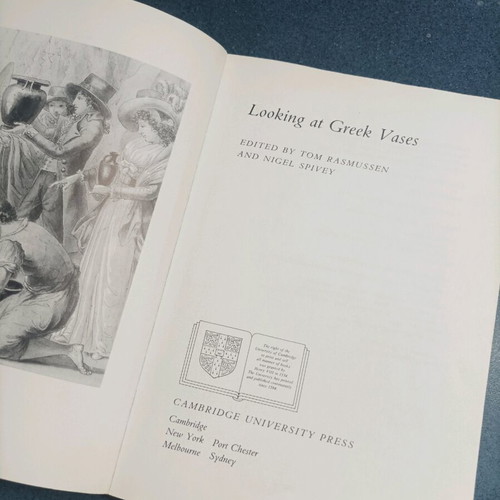 Book Looking at Greek Vases like new 1991