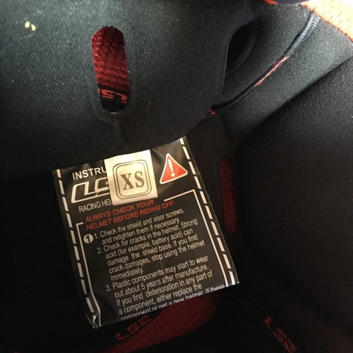 LS2 MX436 Pioneer helmet used