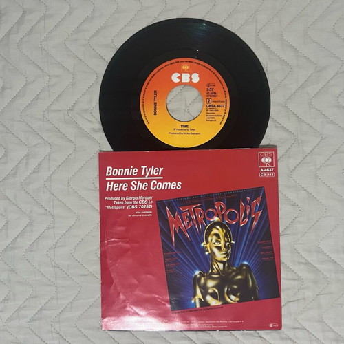 Vinyl 7” Single Bonnie Tyler – Here She Comes like new