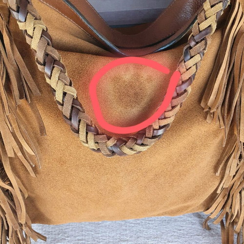 Mosinodutti shoulder bag used, beige and brown