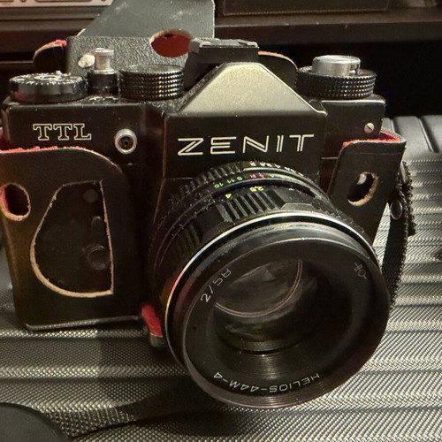 Zenit TTL Film Camera with Helios-44M-4 58mm f/2 Lens Like New