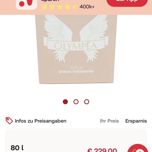 Olympea Aqua Paco Rabanne Eau de Parfum 80ml new, authentic