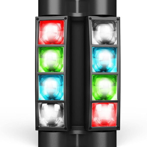 Betopper DJ stage light with moving head, 8x3W RGBW LED, new