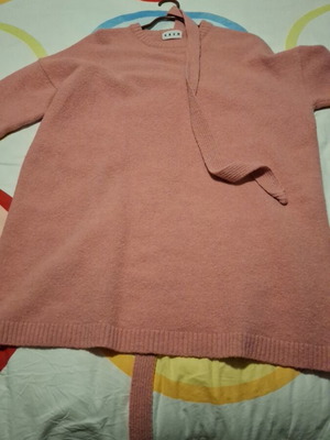 Krvn pink one size sweater dress like new