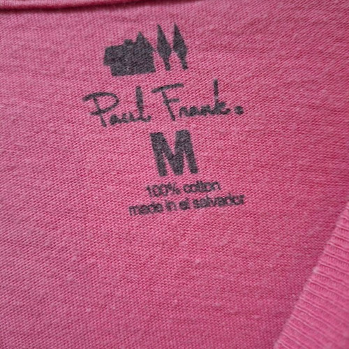 Paul Frank T Shirt collectible pink size Medium like new