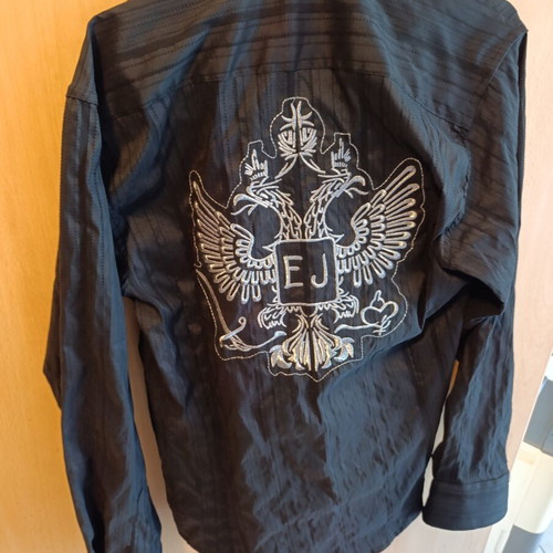 Vintage men's black shirt size L