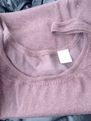 La Redoute Collections top used, brown, size S