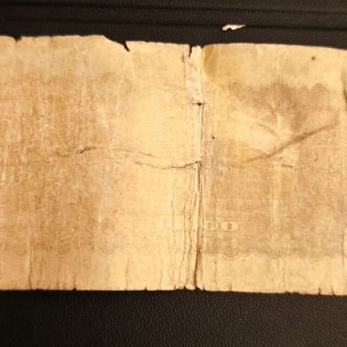 50,000 yuan 1948 China Bank Tung Pei used banknote with wear