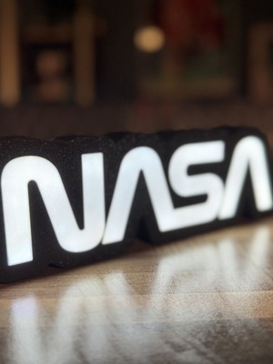 Φωτιστικό NASA 3D print με τροφοδοσία USB