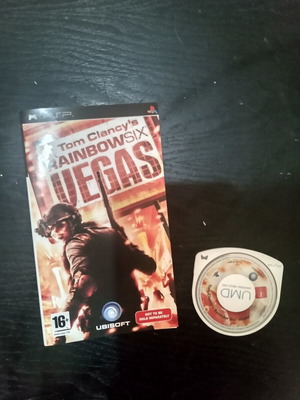 Tom Clancy's Rainbow Six Vegas PSP game used, UMD and cover only