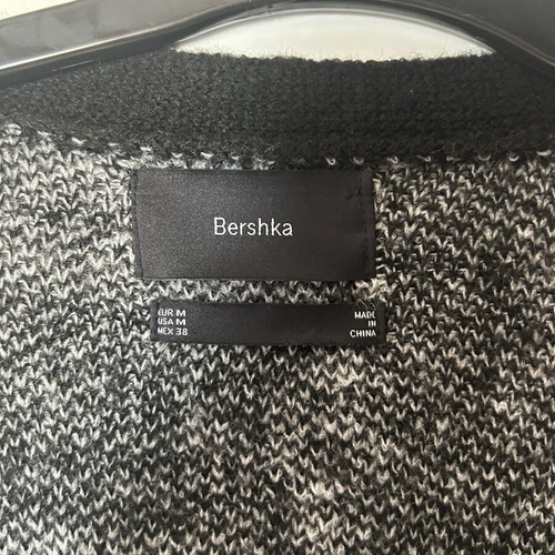 Bershka Vintage Cardigan M, like new, oversized patchwork design