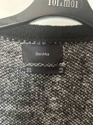 Bershka Vintage Cardigan M, like new, oversized patchwork design