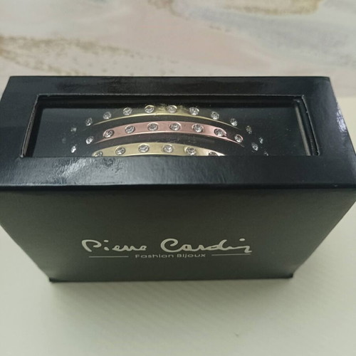 Vintage Pierre Cardin bracelet set used, multicolor