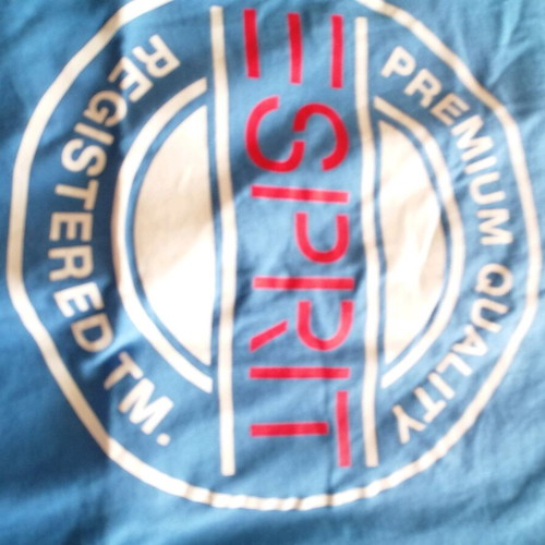 Esprit Men's Short-Sleeve T-Shirt Size M like new, blue