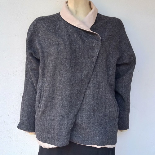 Double-sided wool jacket like new, size M