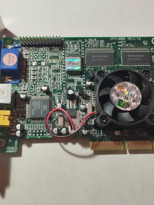 Κάρτα γραφικών Sparkle SP5300T Nvidia TNT2 M64 32mb AGP vintage μεταχειρισμένη