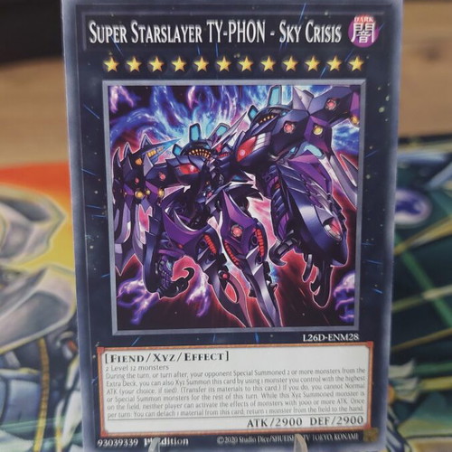 Super Starslayer TY-PHON Sky Crisis Yu-Gi-Oh! card