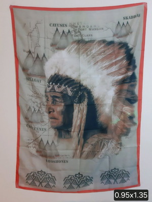 Wall hanging with Native American design new
