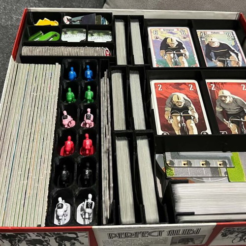 Flamme Rouge 3D printed insert for board game, custom order