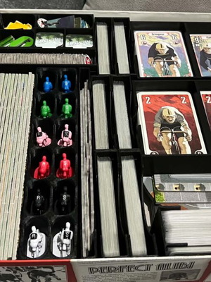 Flamme Rouge 3D printed insert for board game, custom order