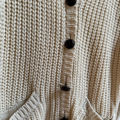 Monki cardigan white very oversized used with nice buttons M/L