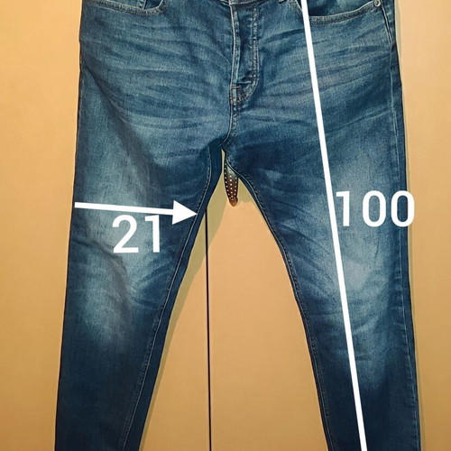 United Colors of Benetton men's jeans used, size 32, blue