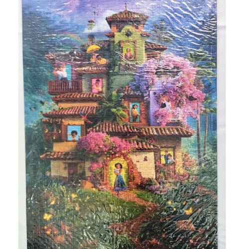Encanto framed puzzle like new, 50x70cm wall decoration