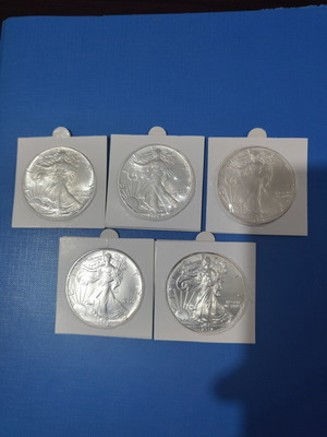 Αμερικανικά Eagle 1oz ασημένιο νόμισμα σαν καινούργιο, καθαρότητα 999