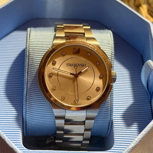 Swarovski watch used with zircon silver