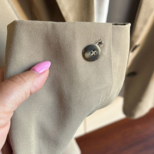 Mango beige khaki jacket size L new, lined