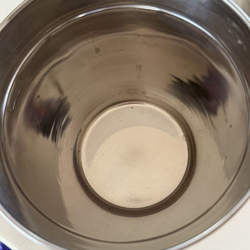Metal Ice Buckets Set of 3 with Tongs used