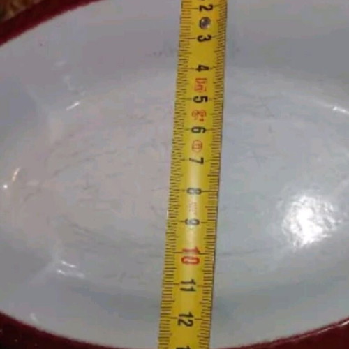 Cast iron enameled cookware used