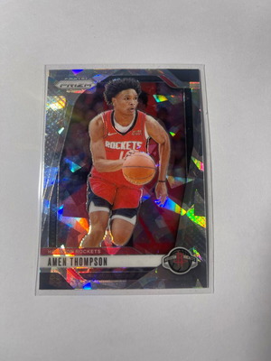 2024-25 Panini Prizm Amen Thompson #118 Cracked Ice Rockets card new