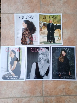 Glow magazine used, pack of 5 issues