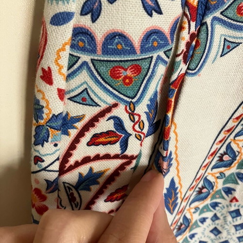 Sézane Martin cropped pants size 36 like new multicolor