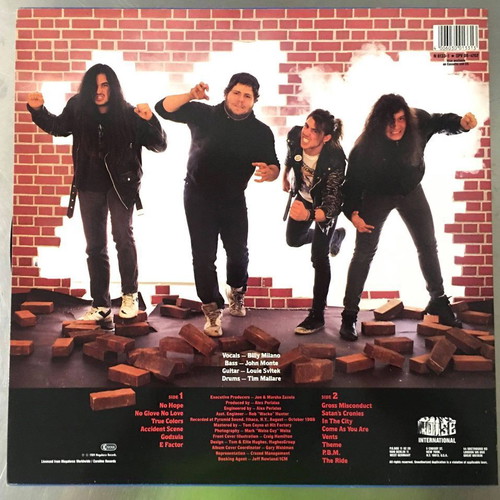 M.O.D. Gross Misconduct vinyl LP, thrash speed metal