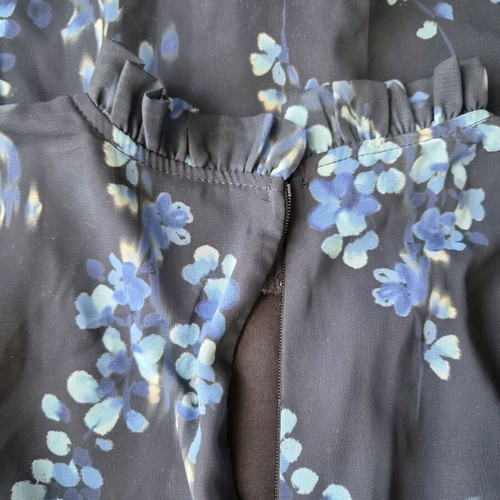 Trendyol dress new in blue shades, size XS