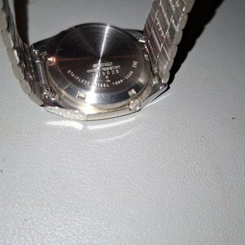 Seiko 5 Automatic vintage square watch, silver dial