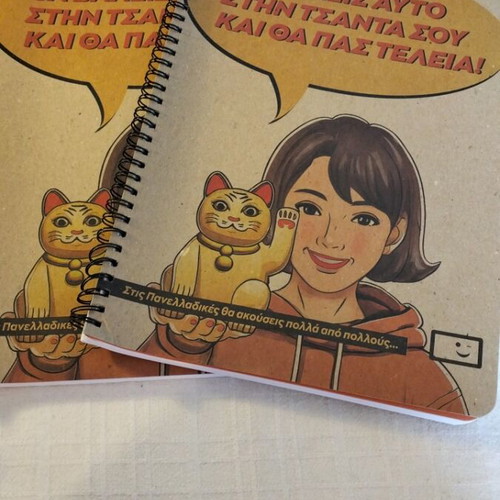 Spiral notebooks new with lines, set of 2 pieces