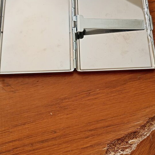 Jägermeister Metal Cigarette Case like new, vintage promo