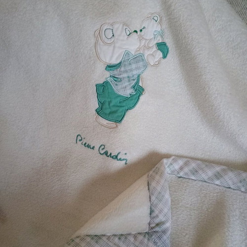 Baby blanket used, 1.45×1.15 m