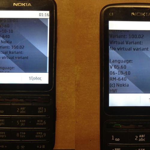 Nokia C3-01 Touch and Type used, gray